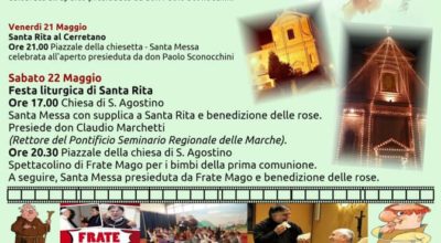 Parrocchia Sant’Agostino, festa di Santa Rita