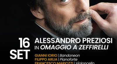 Alessandro Preziosi al PIF in “Omaggio a Zeffirelli”