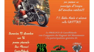 Babbo Natale in moto