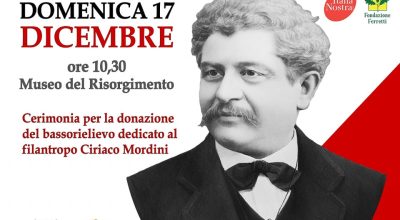 Inaugurazione bassorilievo dedicato a Ciriaco Mordini