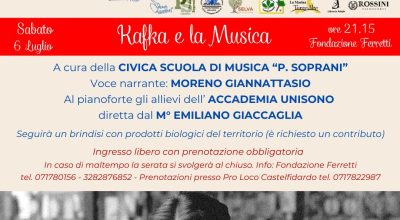 Kafka e la musica alle “Conversazioni in giardino”